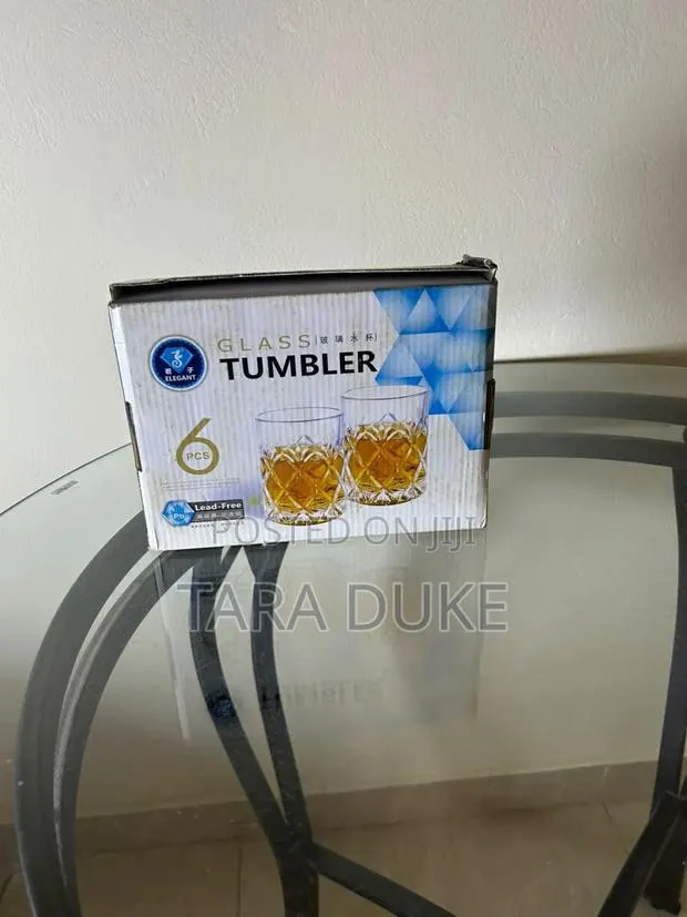 6-Piece Crystal-Cut Whiskey Glasses) · Photo 1