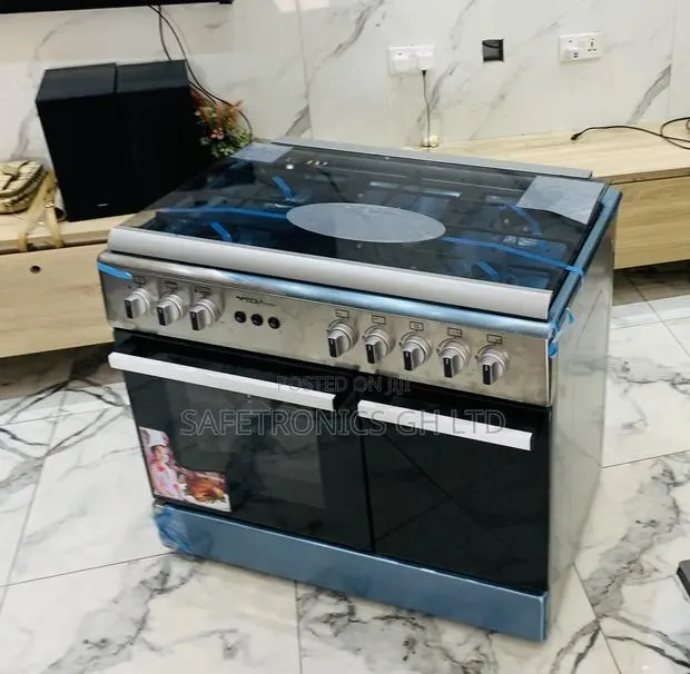 Grab Elegant Mediatech 5-Burner Gas Cooker With Grill Auto Rotisserie · Photo 1