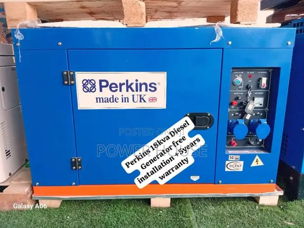 Output Machine Perkins Diesel Generator 18kva Silent Perkins Generator · Photo 1