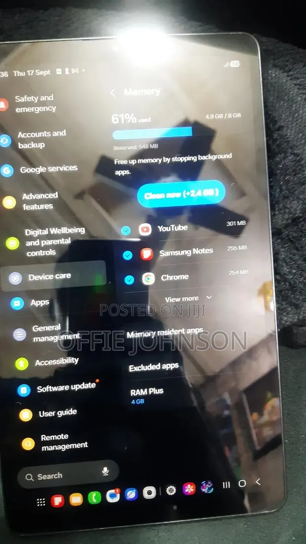 Samsung Galaxy Tab A11 128 GB Gray · Photo 1