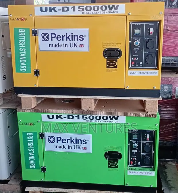 Perkins 15kva Heavy Duty Diesel G%Enera%Tor With Remote · Photo 1