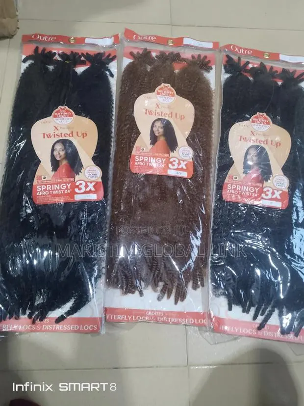 Springy Afro Twist 3x (24")Hair Extension · Photo 1