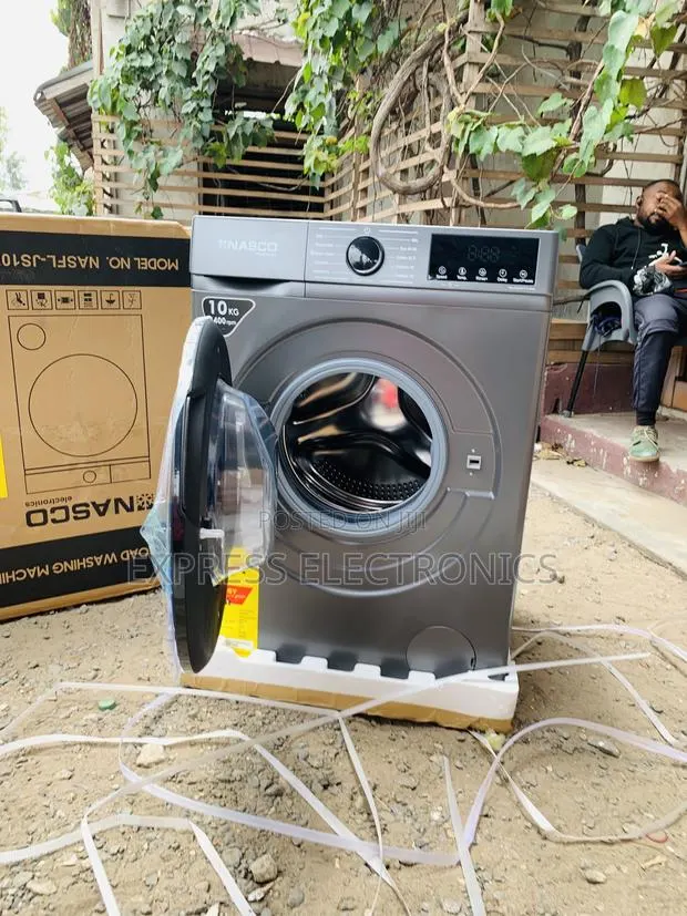 Call for Nasco 11kg Front Load Full Auto Washing Machine Nas-11kg-Sbdi · Photo 1