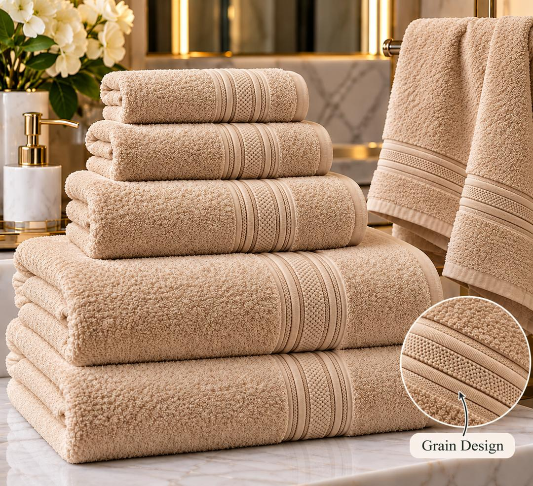 Cotton Towels — Multiple Colours · Photo 5
