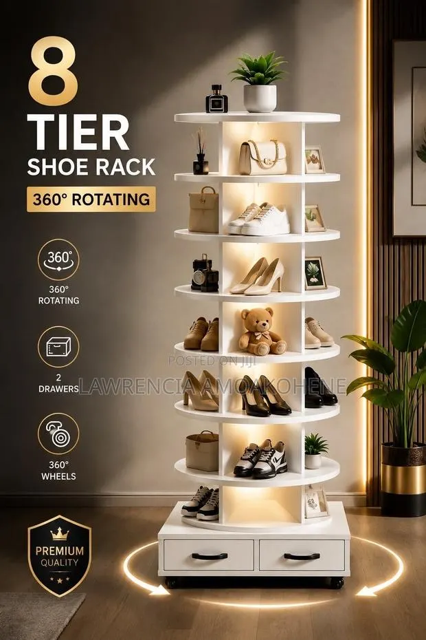 360 Rotating Shoe Rack · Photo 1