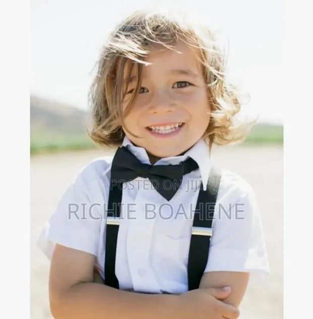 Kids Suspenders With Bow Tie · Photo 1