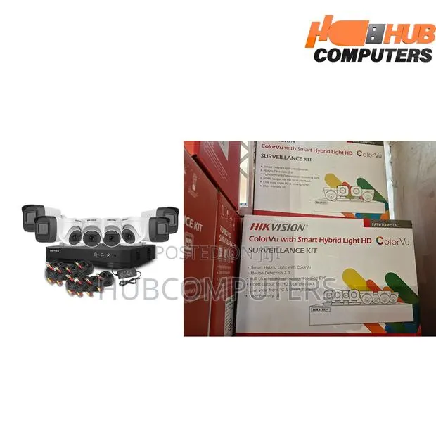 Hikvision (Ds-J142i/7208hghi-M1 +4 +4) Color Vu 8 Channel 2mp Camera · Photo 1