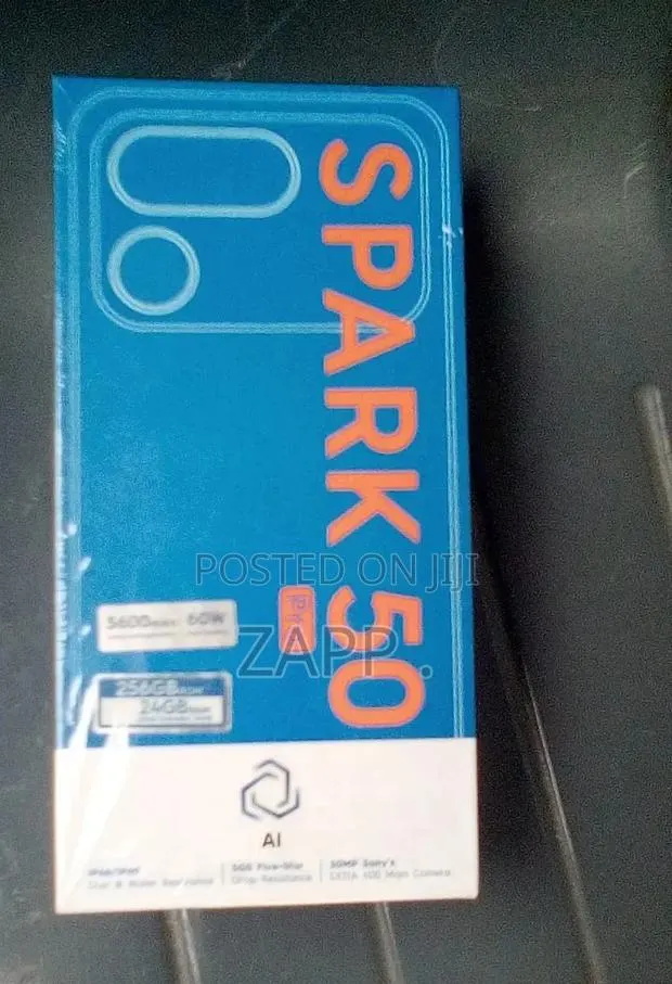 New Tecno Spark 50 Pro 256 GB Black · Photo 1