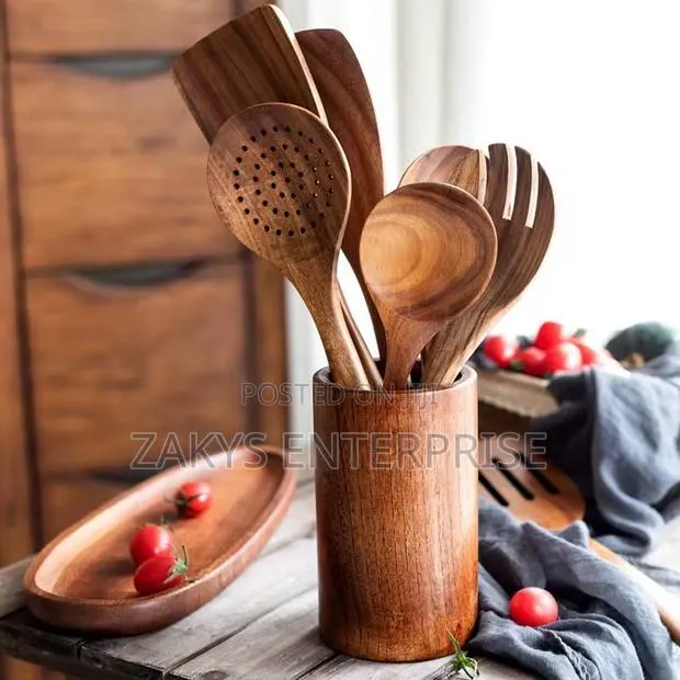High Quality Bamboo Laddle Set 7pcs · Photo 1
