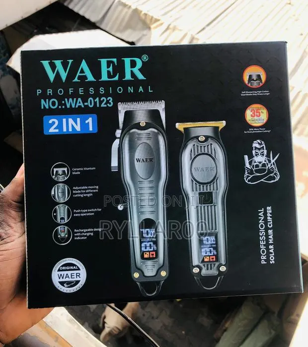 Waer Professional 2 in 1 Hair Clipper and Trimmer · Photo 1