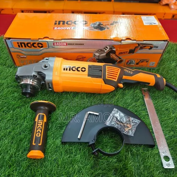 2400 Watt 9 Inches Angle Grinder With Auxiliary Handle - Ag24008 · Photo 1