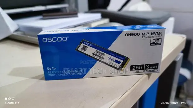 256GB Oscoo Pcie NMVE SSD for Laptops and Desktops · Photo 1