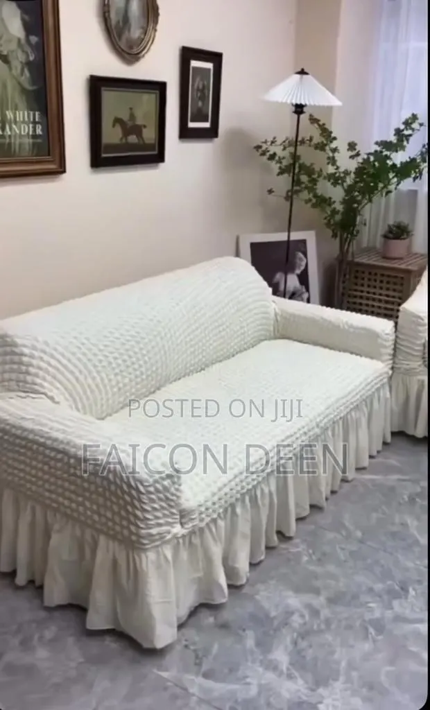 Thick Elastic Top Notch 4pcs Skirt Covers For Big Sofas(Sold As A Set · Photo 1