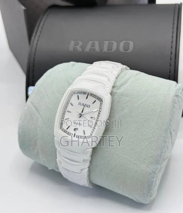 Rado White Ceramic Chronograph Watch for Ladies · Photo 1
