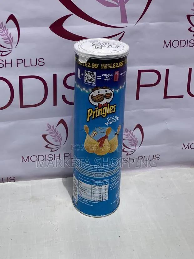 Pringles Salt And Vinegar (165g) · Photo 1