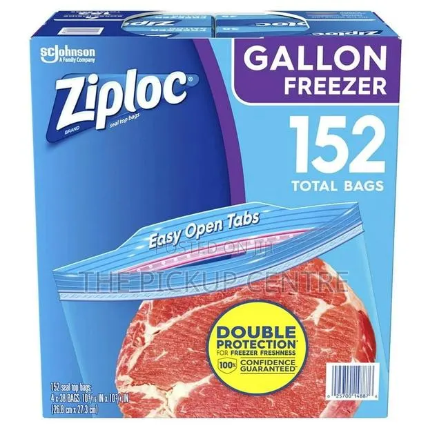 Ziploc Gallon Freezer Bags (115 for 38pcs Pack) · Photo 1