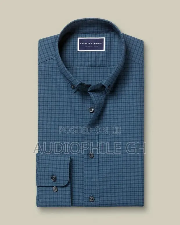 Charles Tyrwhitt Brushed Cotton Twill Check Shirt · Photo 1
