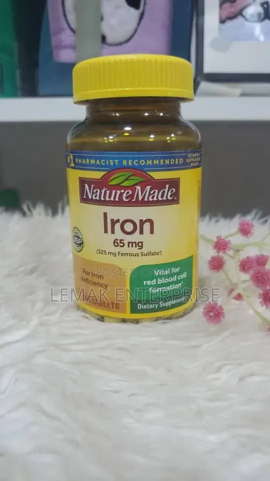 Nature Made Iron 65 Mg 325 Mg Ferrous Sulfate Tables