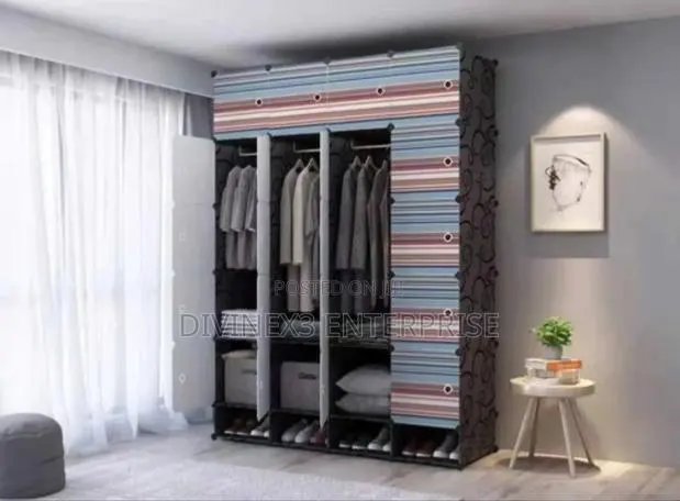 20 Cubes Plastic Wardrobe With Shoe Rack · Photo 1