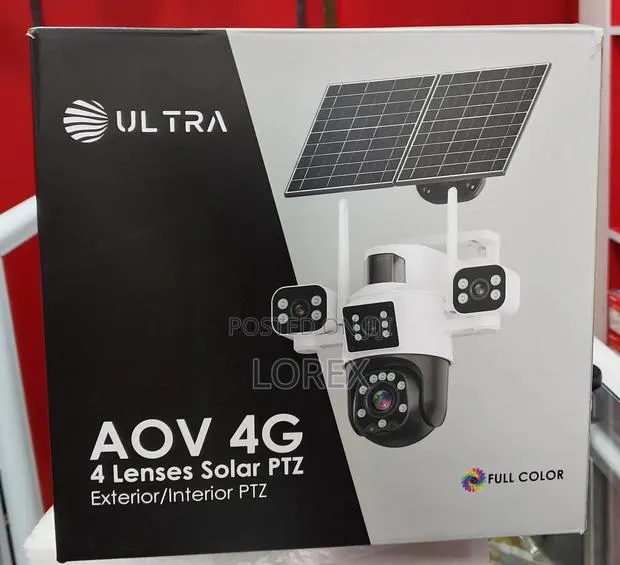 Solar 4g Camera 4lens (Always on Video) 12mp Ai Motion Detector · Photo 1