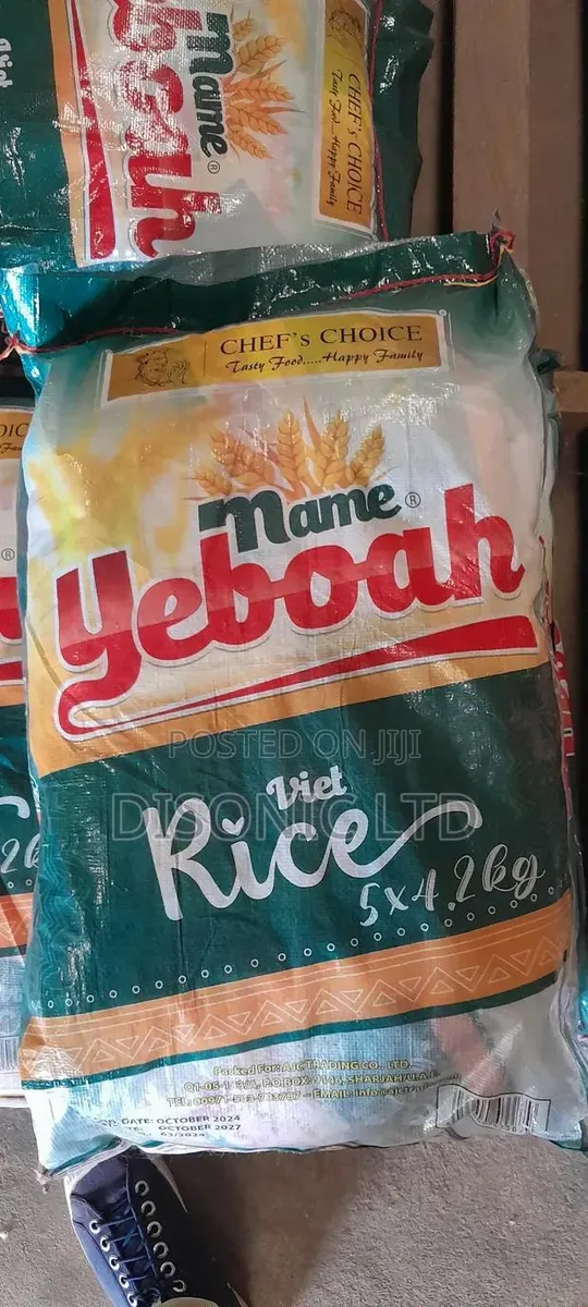 Make Yeboah Rice 5x4.2kg ( Wholesale Only) · Photo 1