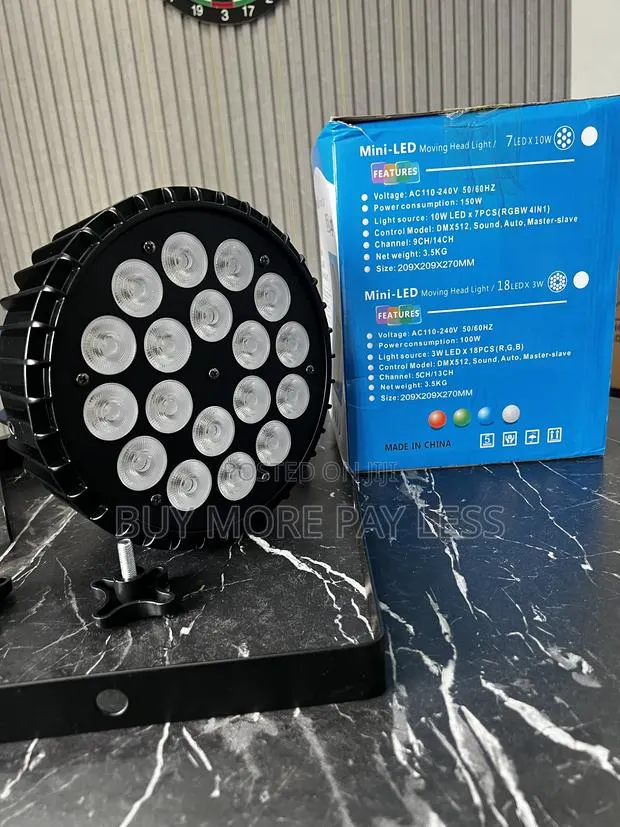 Professional 18-Led Flat PAR Stage Light Fixture · Photo 1