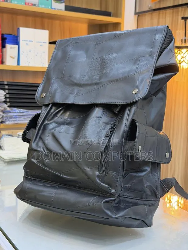 Authentic Leather Laptop Backpack · Photo 1