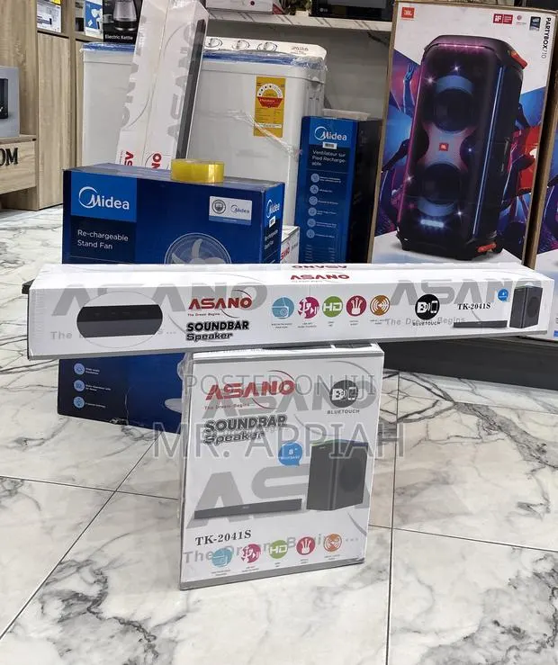Buy Asano Tk-2410s Wireless Bluetooth Sound Bar(Black) · Photo 1
