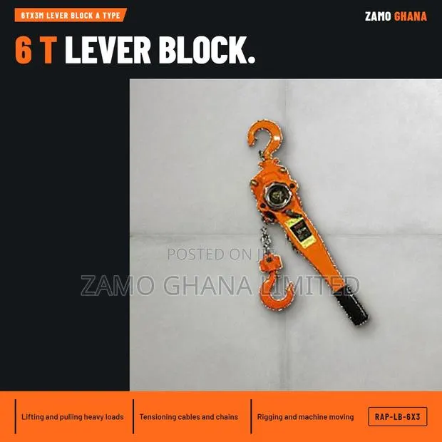 6Tx3M Lever Block a Type - RAP-LB-6X3 · Photo 1