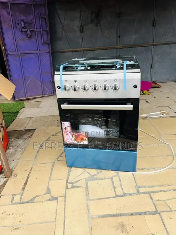 New Line 60/60 Gas Cooker Oven Rotisserie Grill 4burner Ferre · Photo 1