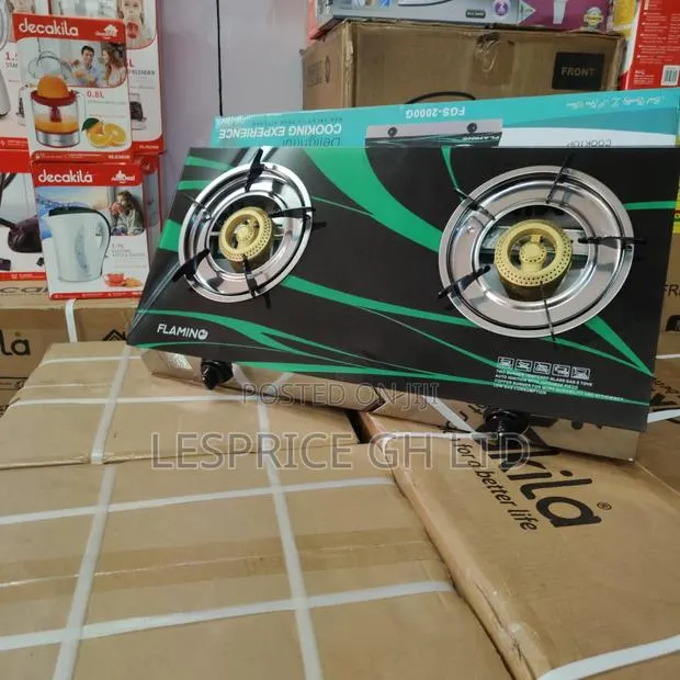 Ever Reliable 2 Burner Glass Top Gas Stove From Flamino · Photo 1
