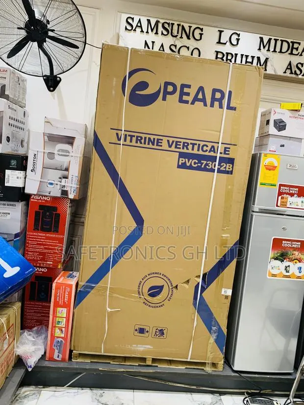 Kindly Buy Pearl 610liter Double Door Display Fridge Cooler PVC-730-2b · Photo 1