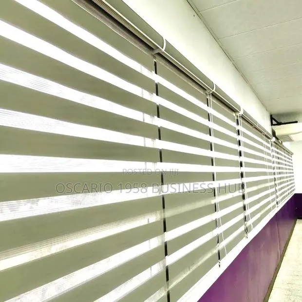 Gourmet Charm Zebra Window Curtain Blinds · Photo 1