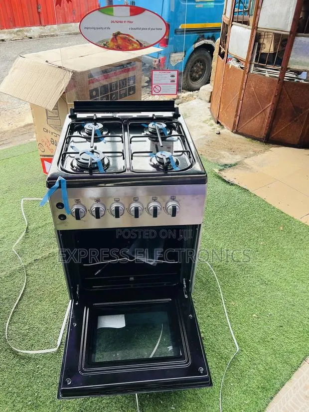 Freestanding Gas Cooker Oven Grill Rotisserie 4b 50/60 Ferre New Line · Photo 1