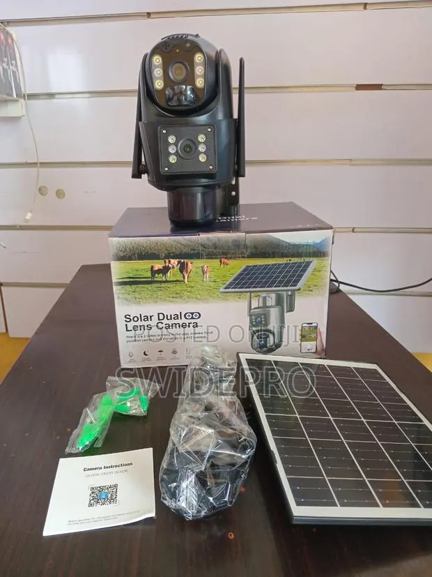 Eseecloud Dual Lens 4g Sim Solar PTZ Cameras + Dual Lens Solar · Photo 1