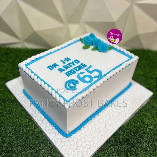 A Beautiful Birthday Cake for an Elderly Person · Photo 1