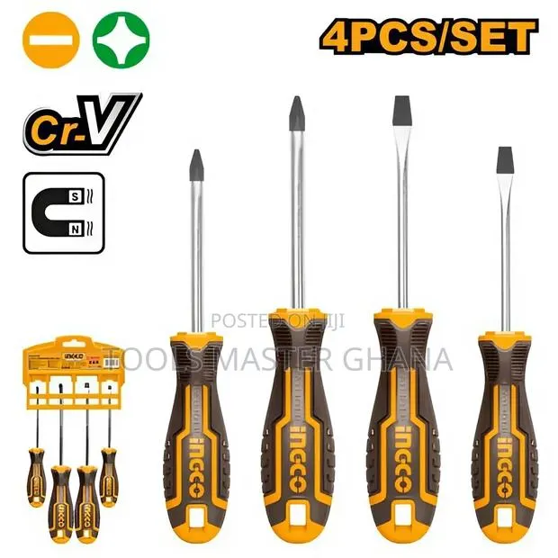 4 Pcs Screwdriver Set - Hksd0428 · Photo 1