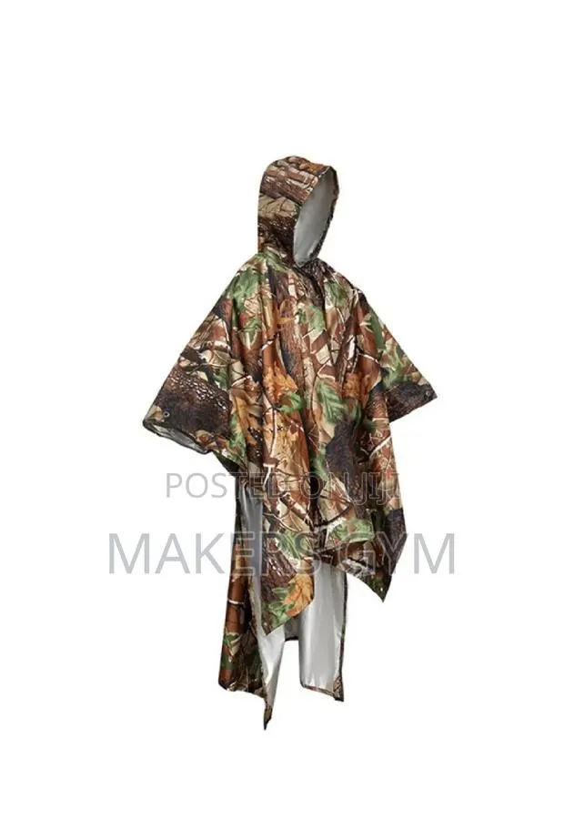 Taffeta 3-in-1 Outdoor Cycling Hiking Raincoat Windproof Rain Poncho · Photo 1