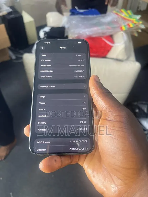 Apple iPhone 15 Pro Max 512 GB Blue · Photo 1