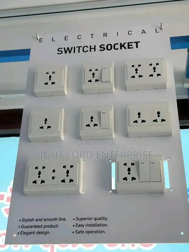 Smooth Line White Socket and Switches · Photo 1