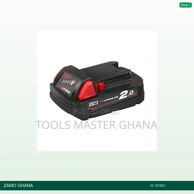 Battery 18v 2a Lithium-Ion - M18b2 · Photo 1