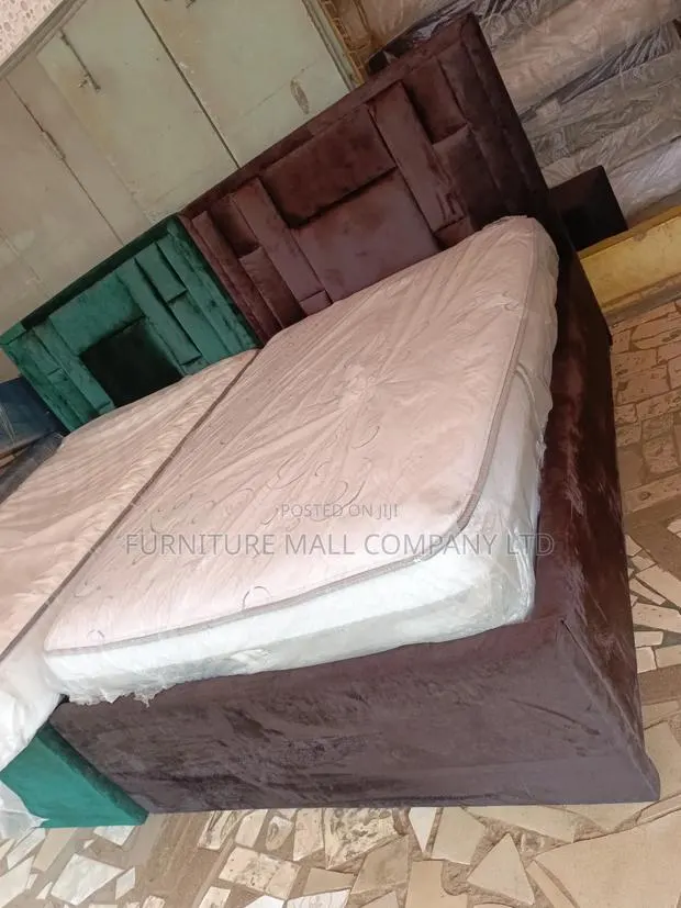 New Quality Double Mattress Plus Frame . Free Delivery · Photo 1