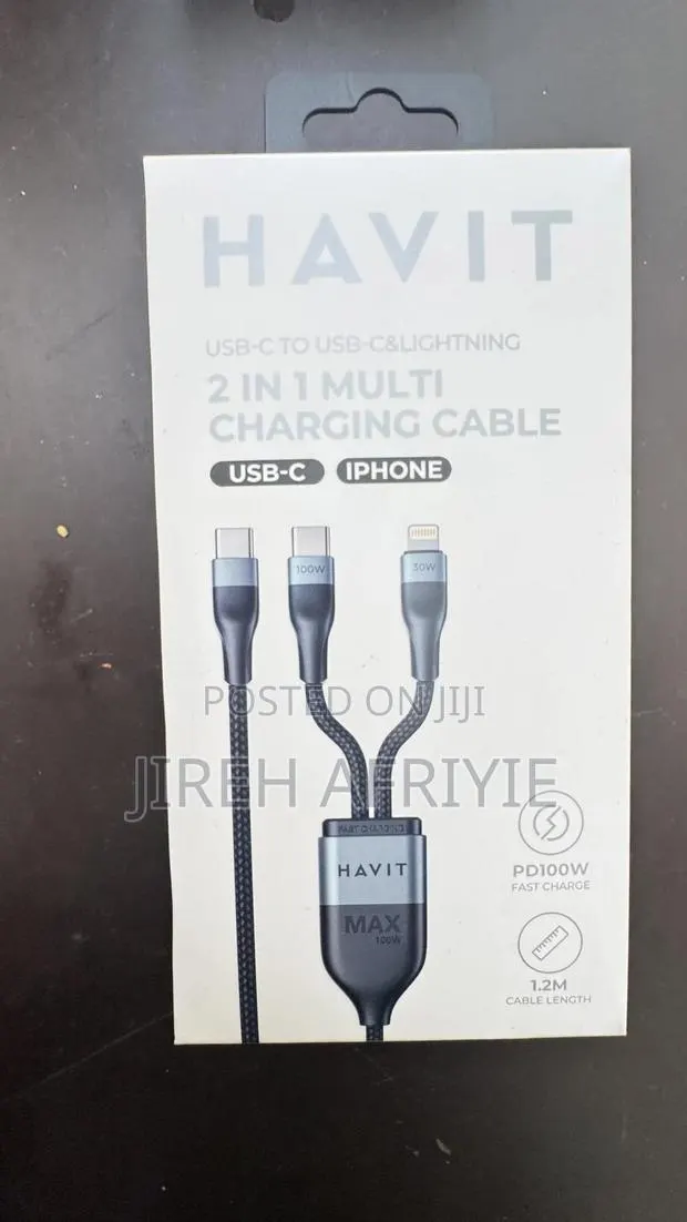 HAVIT 2 in 1 Charging Cable · Photo 1