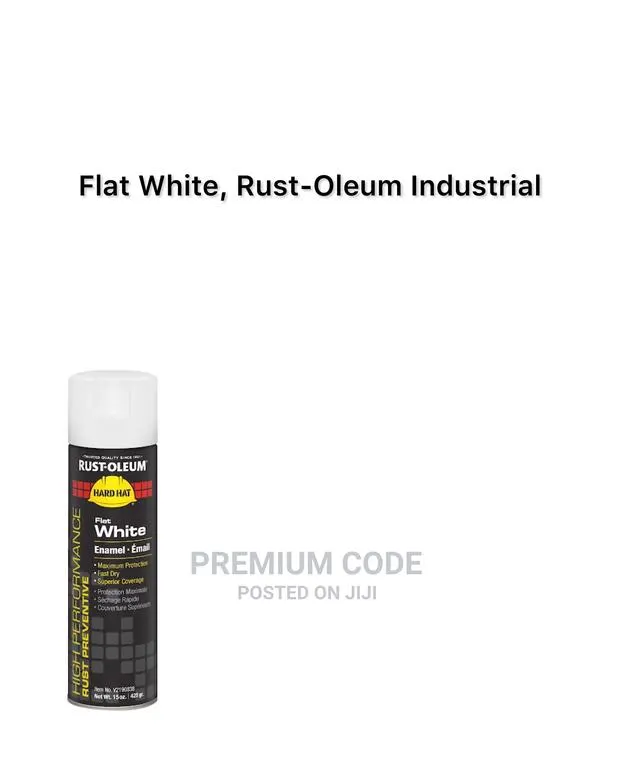 Antirust Spray Flat White, Rust-Oleum Industrial · Photo 1