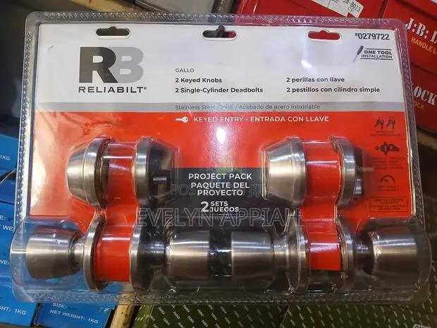 2in1 Single Cylinder Deadbolt and Knob Lock · Photo 1