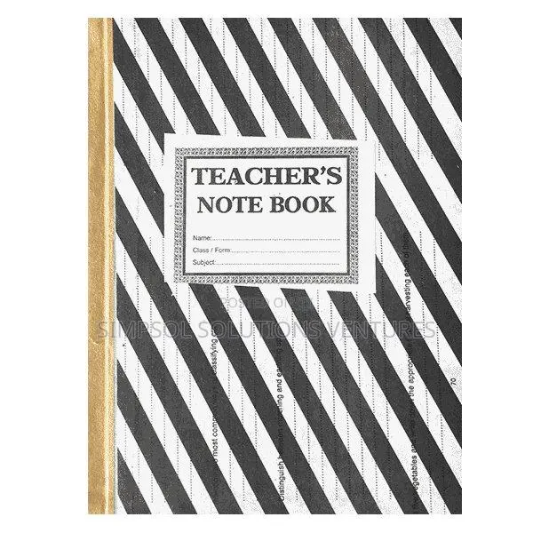 Customized Teacher's Note Book at Affordable Price