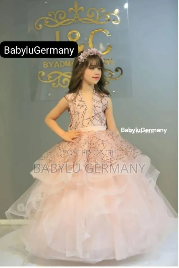 Pink Barbie Princess Ball Gown Dress Turkey Imported · Photo 1