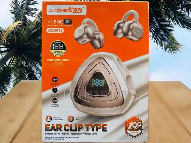 Azk-Bt25 Ao Zhenkai Bluetooth Ear Clip Headphones · Photo 1