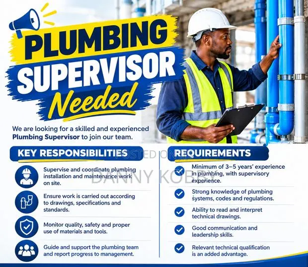 Plumbing Supervisor · Photo 1