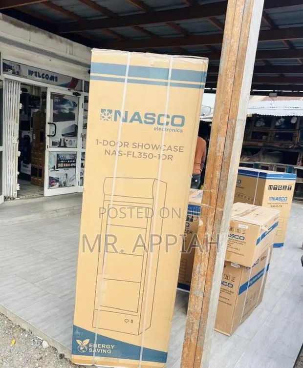 Sleek Nasco 288l Glass Door Electric Beverage Cooler · Photo 1